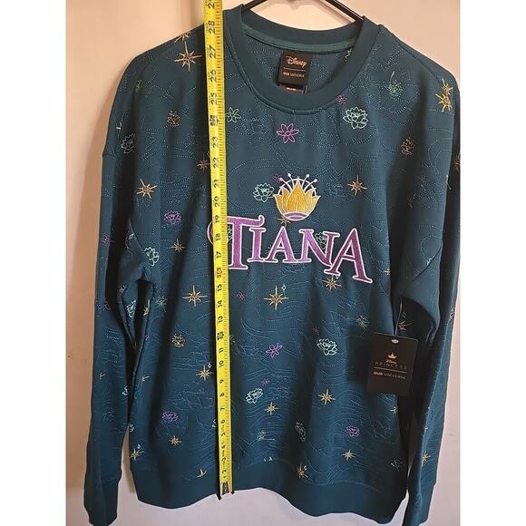 Boxlunch Disney The Princess and the Frog Tiana Embroidered Icons Sweatshirt S - Picture 7 of 9